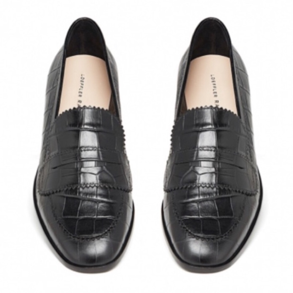 Loeffer Randall Beatrix Loafer in black, size 5.5 - Picture 1 of 9